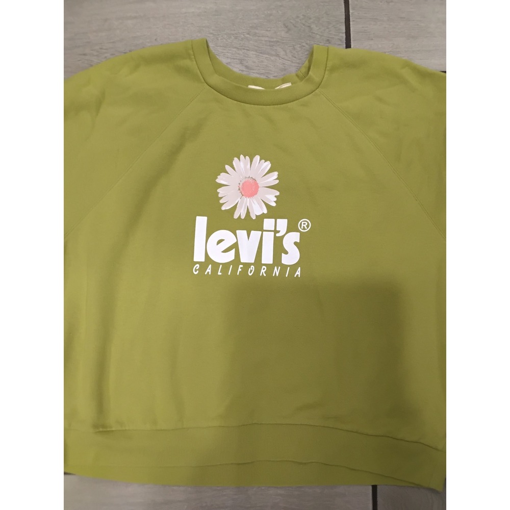 Levis California Daisy Graphic Sweatshirt Women's Green 2X‎ - Picture 2 of 6